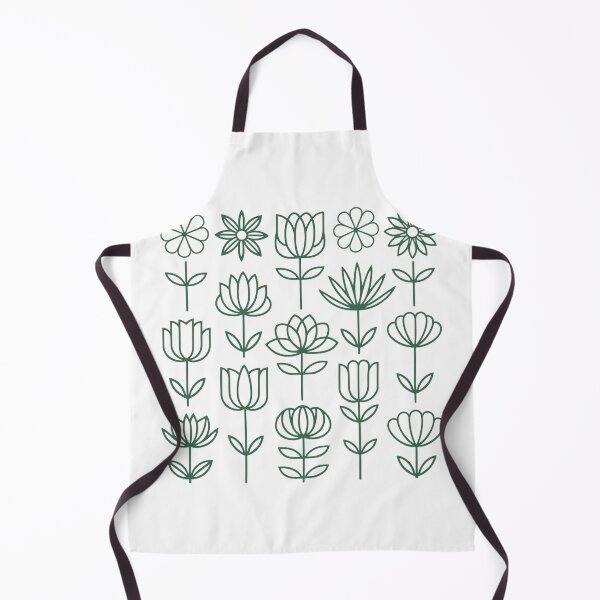 Item preview, green flowers designed and sold by bukajart.