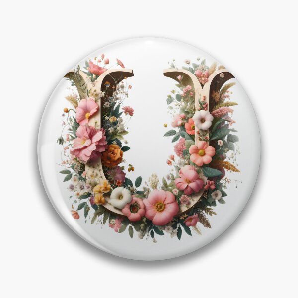 Item preview, Letter “U” containing flowers designed and sold by yeekazar.