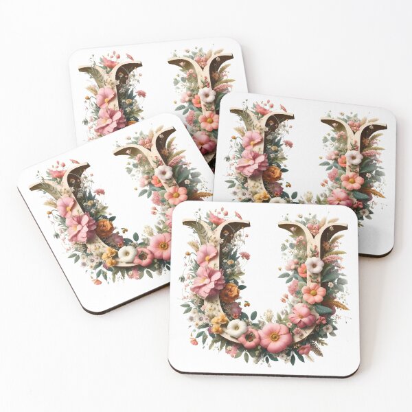 Item preview, Letter “U” containing flowers designed and sold by yeekazar.
