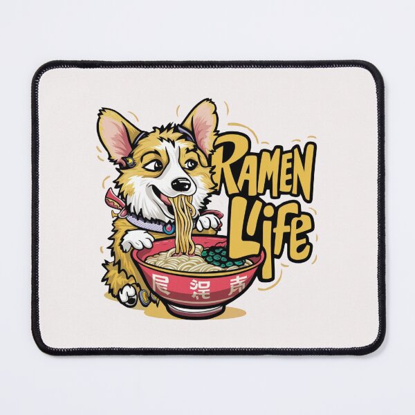 Item preview, Corgi Eating Ramen Noodles, Ramen Life designed and sold by Aissa6900.