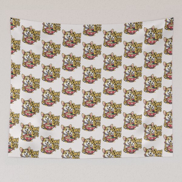 Item preview, Corgi  Eating Ramen Noodles, Ramen Life designed and sold by Aissa6900.