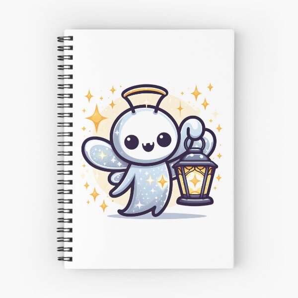 Item preview, Kawaii Sparkling Banshee Holding Glowing Lantern designed and sold by CanvasCutie.