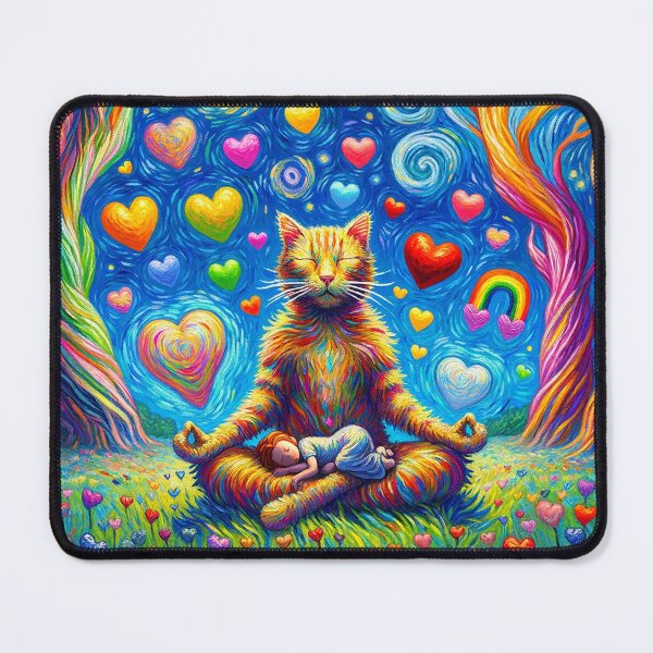 Item preview, Mindful Meadow Cat designed and sold by bunnyboiler.