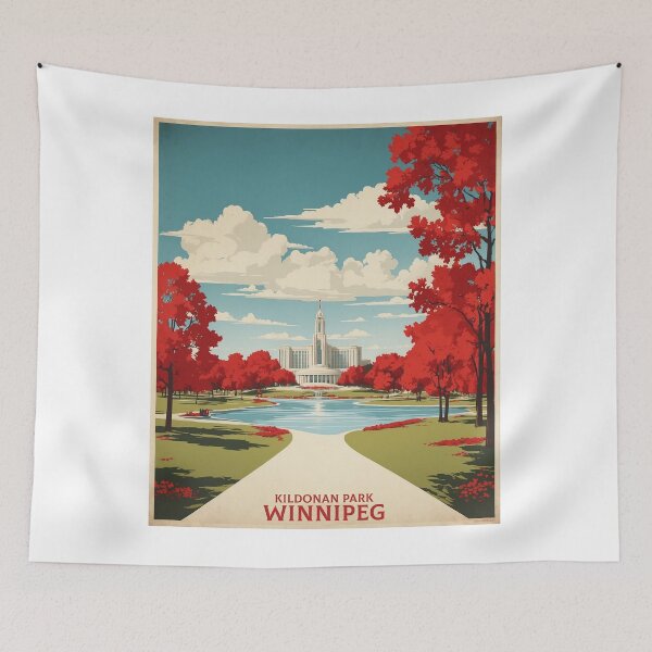 Item preview, Kildonan Park Winnipeg Manitoba Canada Vintage Poster Tourism designed and sold by TravelersGems.