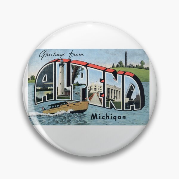 Item preview, Greetings From Alpena, Michigan  designed and sold by Itsmyfirstday89.