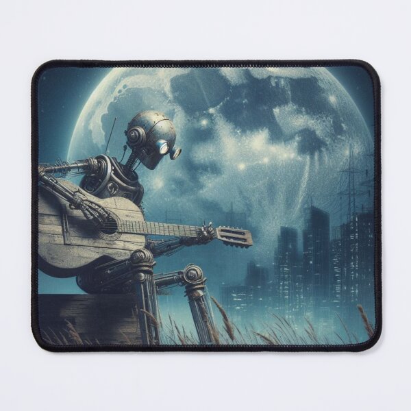 Item preview, Celestial Watcher: Robot Beneath the Moon designed and sold by TDKCustoms.