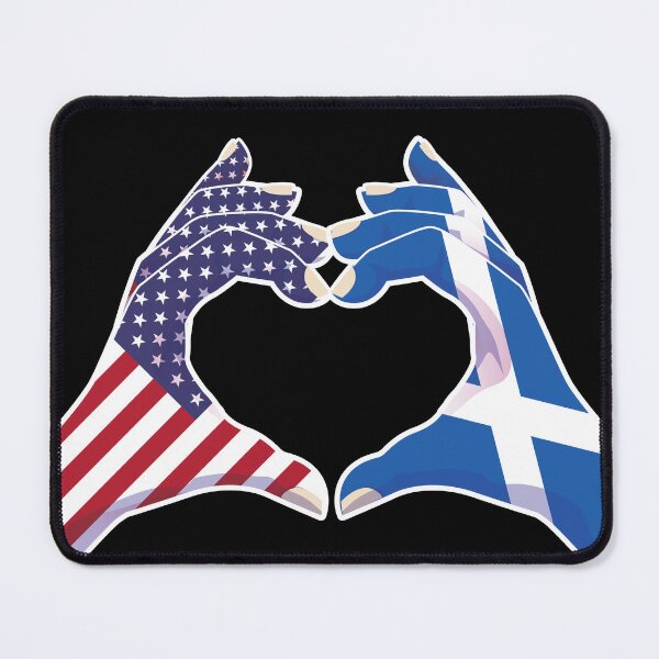 Item preview, Scottish Scotland USA United States American America Love Heart Peace designed and sold by FlagX.