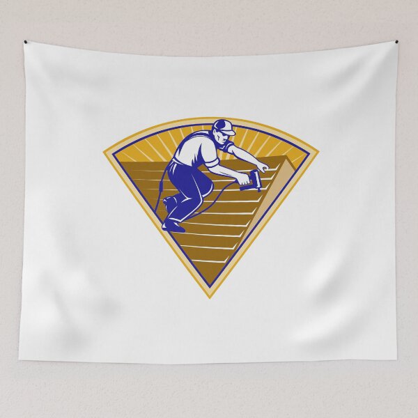 Item preview, Roofer at Work designed and sold by GoJobs.