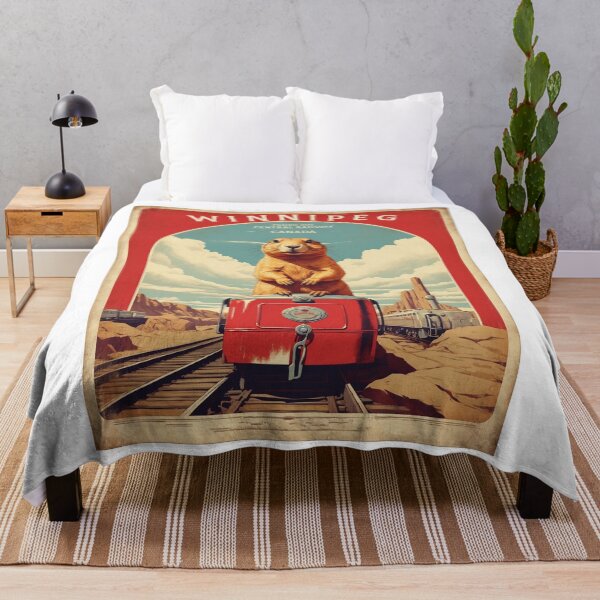 Item preview, Prairie Dog Central Railway Winnipeg Manitoba Canada Vintage Poster Tourism designed and sold by TravelersGems.