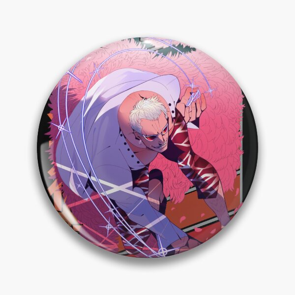 Item preview, Donquixote Doflamingo Retro Stripe Design designed and sold by Wafusaurus.