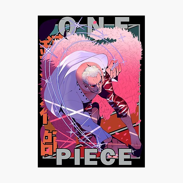 Item preview, Donquixote Doflamingo Retro Stripe Design designed and sold by Wafusaurus.