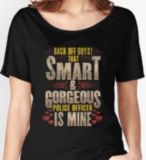 Police Officer Romantic Gift Boyfriend Girlfriend Women's Relaxed Fit T-Shirt