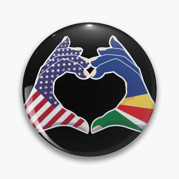 Item preview, Seychelles Seychellois USA United States American America Love Heart Peace designed and sold by FlagX.