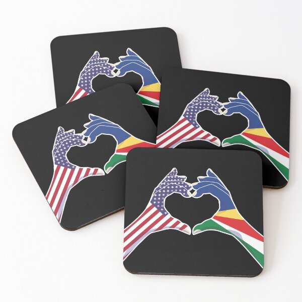 Item preview, Seychelles Seychellois USA United States American America Love Heart Peace designed and sold by FlagX.