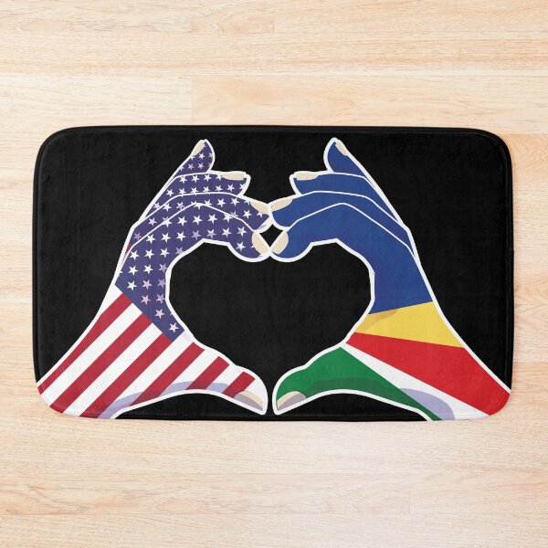 Item preview, Seychelles Seychellois USA United States American America Love Heart Peace designed and sold by FlagX.