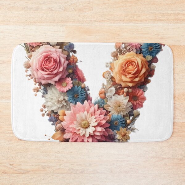 Item preview, Letter “V” containing flowers designed and sold by yeekazar.