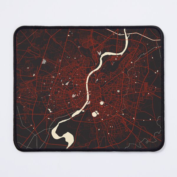 Item preview, Ahmedabad City Map of Gujarat, India - Vector designed and sold by deMAP.