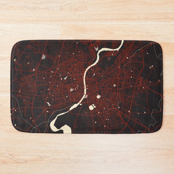 Item preview, Ahmedabad City Map of Gujarat, India - Vector designed and sold by deMAP.