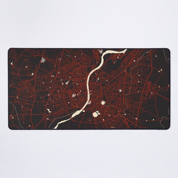 Item preview, Ahmedabad City Map of Gujarat, India - Vector designed and sold by deMAP.