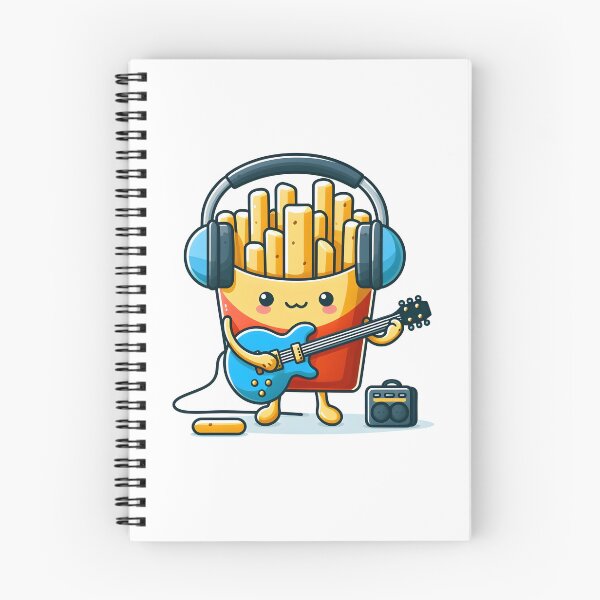 Item preview, Kawaii French Fries With Headphones designed and sold by CanvasCutie.
