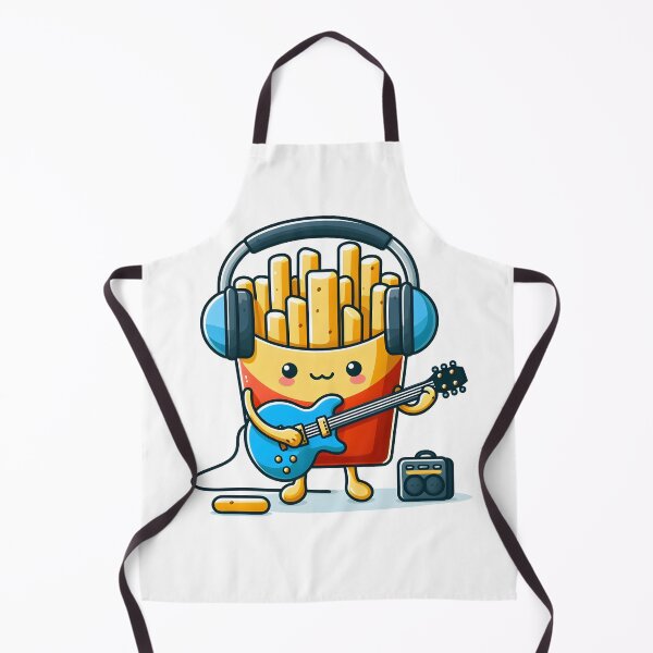 Item preview, Kawaii French Fries With Headphones designed and sold by CanvasCutie.
