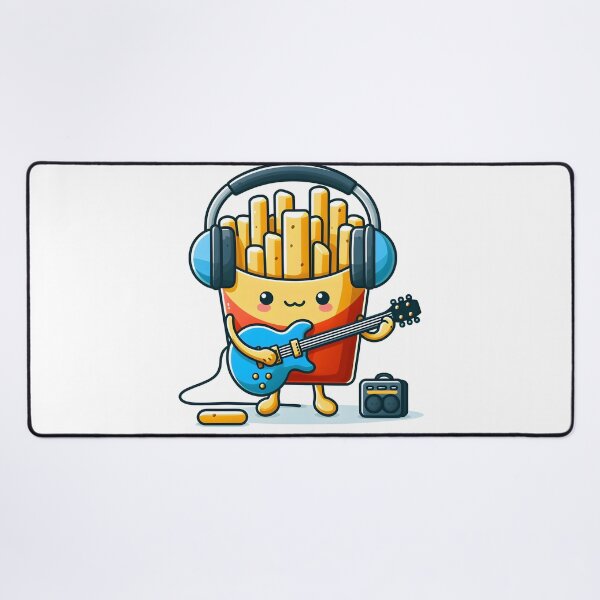 Item preview, Kawaii French Fries With Headphones designed and sold by CanvasCutie.