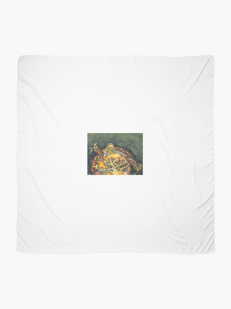 Thumbnail 2 of 3, Scarf, Michigan Painted Turtle designed and sold by ROBINPELTON.