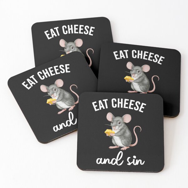 Item preview, Eat Cheese And Sin designed and sold by hibamar.