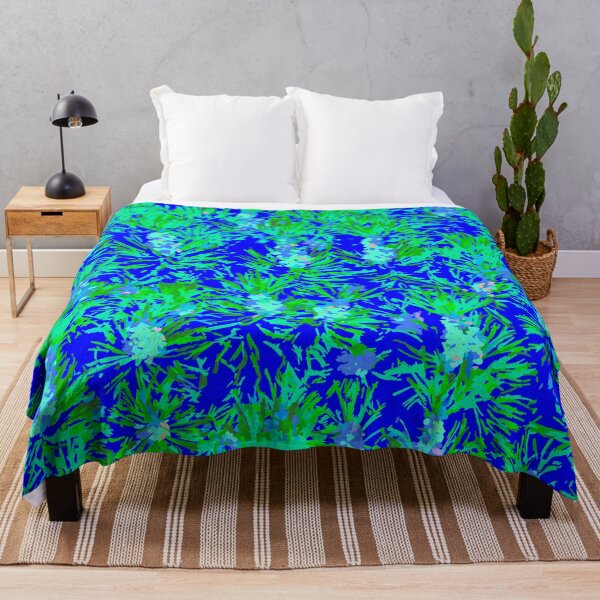 Item preview, The Green Pine with New Grown  Pine Pollen on Blue designed and sold by IraNiva.