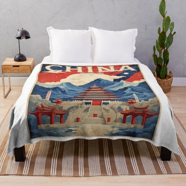 Item preview, Xian China Starry Night Vintage Travel Poster Tourism  designed and sold by TravelersGems.