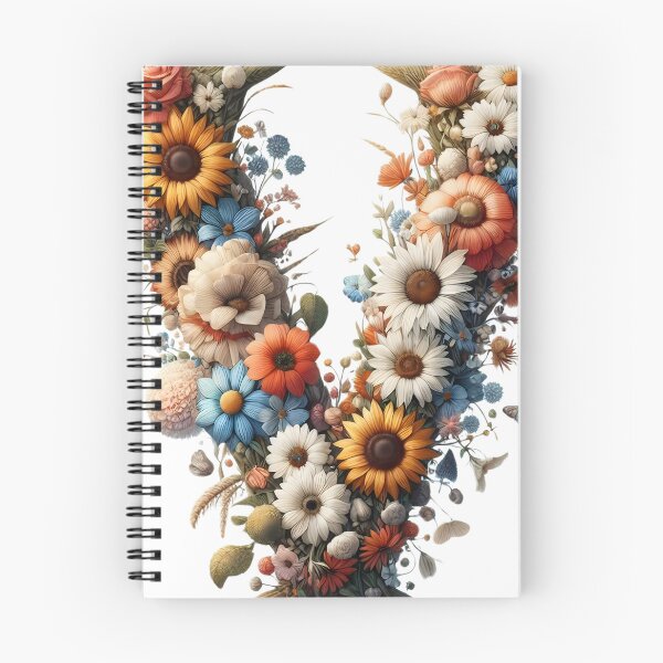 Item preview, Letter “V” containing flowers designed and sold by yeekazar.