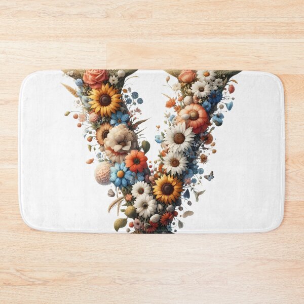Item preview, Letter “V” containing flowers designed and sold by yeekazar.
