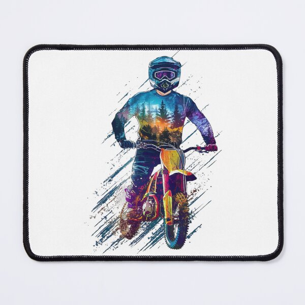 Item preview, Off-road motorcycle in the forest designed and sold by SaNNty.