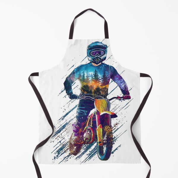 Item preview, Off-road motorcycle in the forest designed and sold by SaNNty.