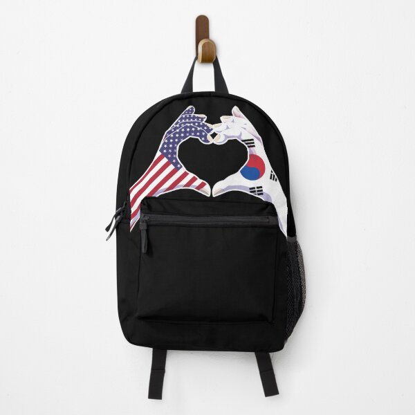 Item preview, South Korean South Korea USA United States American America Love Heart Peace designed and sold by FlagX.