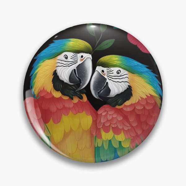 Item preview, A couple of macaw birds designed and sold by DunuStore.