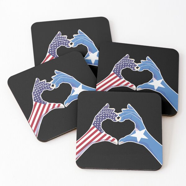 Item preview, Somalia Somali USA United States American America Love Heart Peace designed and sold by FlagX.