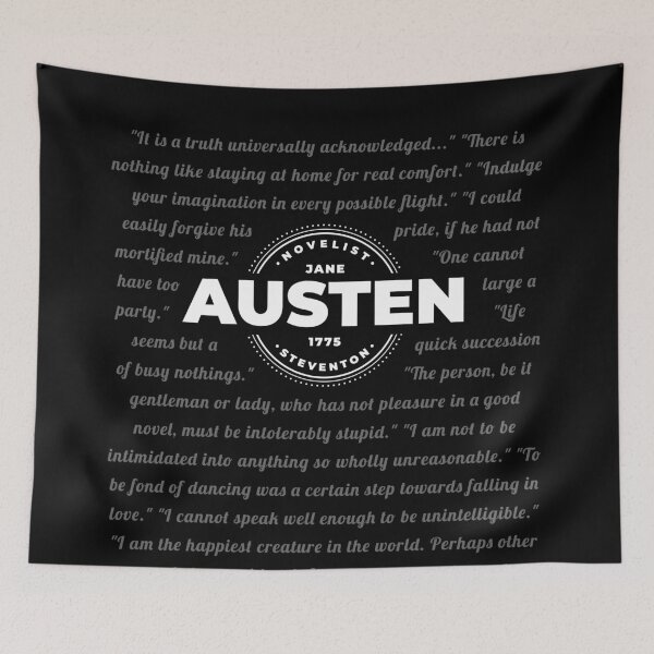 Item preview, frases de jane austen designed and sold by frikybomb.