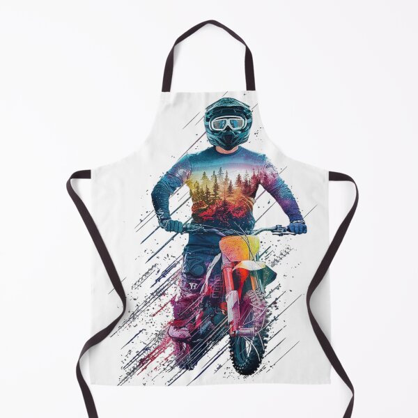 Item preview, Off-road motorcycle in the forest designed and sold by SaNNty.
