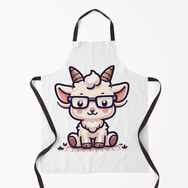 Item preview, Kawaii Goat: A Pair Of Glasses designed and sold by CanvasCutie.