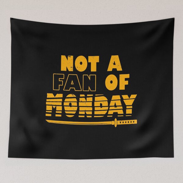 Item preview, Cool I Hate Monday Slogan Meme designed and sold by BoggsNicolasArt.