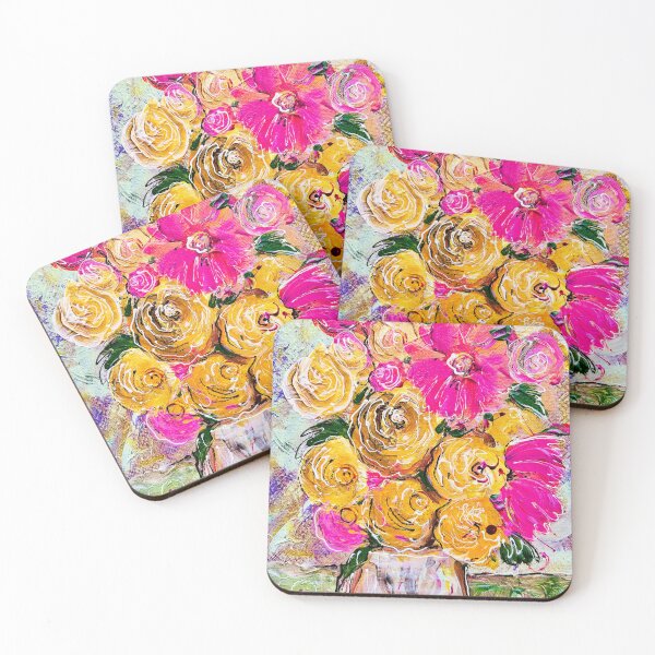 Item preview, On the Cooler side - impressionist florals designed and sold by SmallTalkstudio.