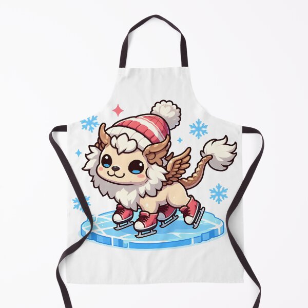 Item preview, Kawaii Precious Cerberus With Ice Skates designed and sold by CanvasCutie.