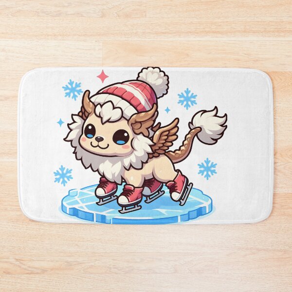 Item preview, Kawaii Precious Cerberus With Ice Skates designed and sold by CanvasCutie.