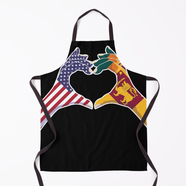 Item preview, Sri Lanka Sri Lankan USA United States American America Love Heart Peace designed and sold by FlagX.