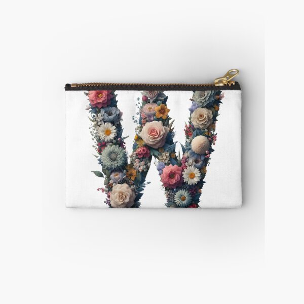 Item preview, Letter “W” containing flowers designed and sold by yeekazar.