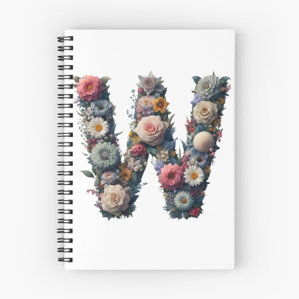 Item preview, Letter “W” containing flowers designed and sold by yeekazar.