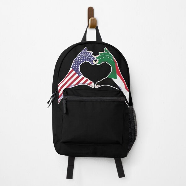 Item preview, Sudan Sudanese USA United States American America Love Heart Peace designed and sold by FlagX.