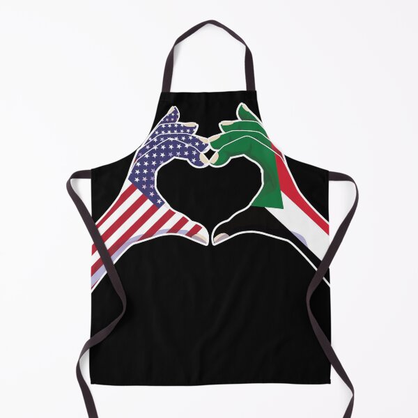 Item preview, Sudan Sudanese USA United States American America Love Heart Peace designed and sold by FlagX.