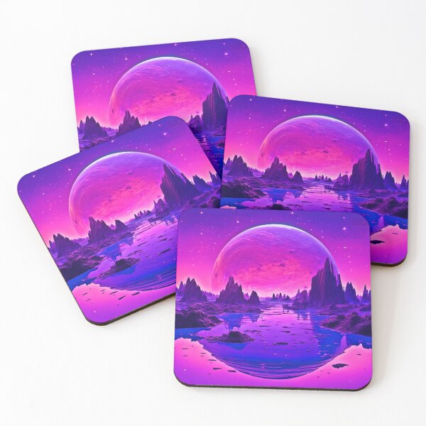 Item preview, Alien Scenery: Vibrant Hues designed and sold by Health And Fitness Posts e-Store.